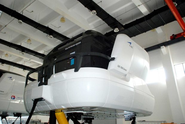 CAE business aviation flight simulator