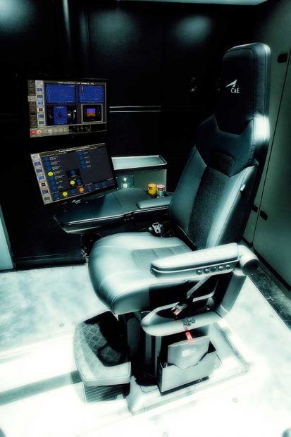 CAE flight simulator UPRT