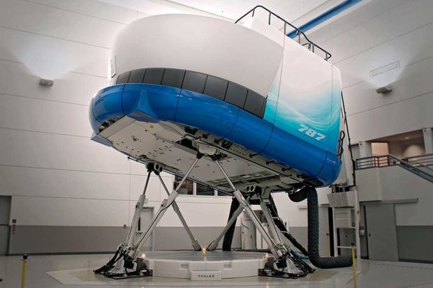 Boeing flight simulator